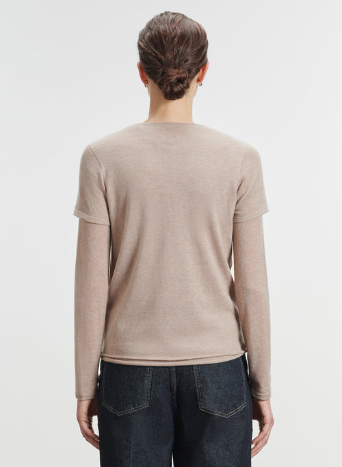 Kaschmir-T-Shirt - MAJESTIC FILATURES
