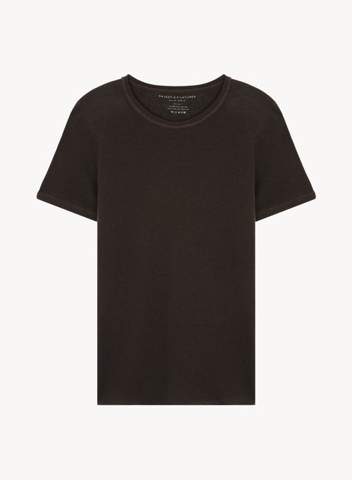 Cashmere T-shirt - MAJESTIC FILATURES