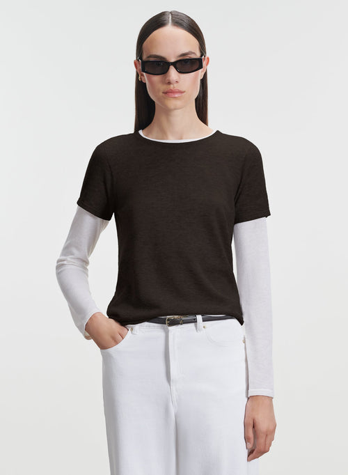 Cashmere T-shirt - MAJESTIC FILATURES