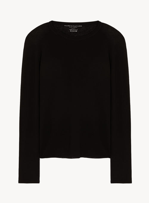 Kaschmir-T-Shirt - MAJESTIC FILATURES
