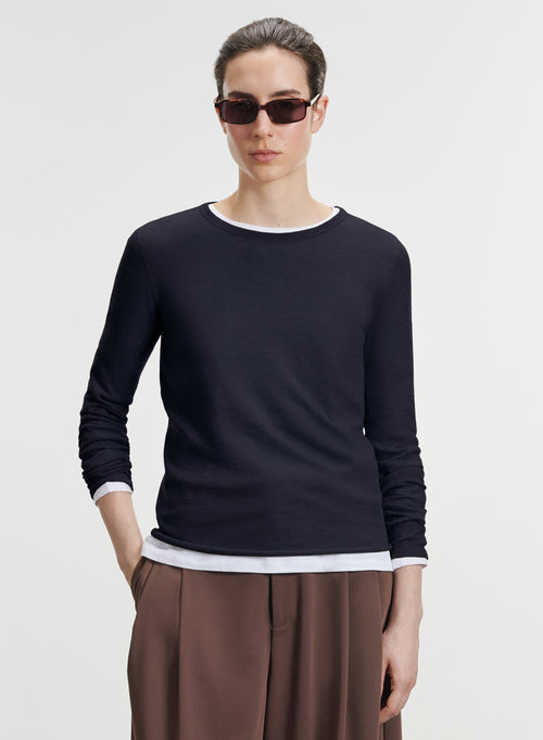 T-shirt en cachemire - MAJESTIC FILATURES
