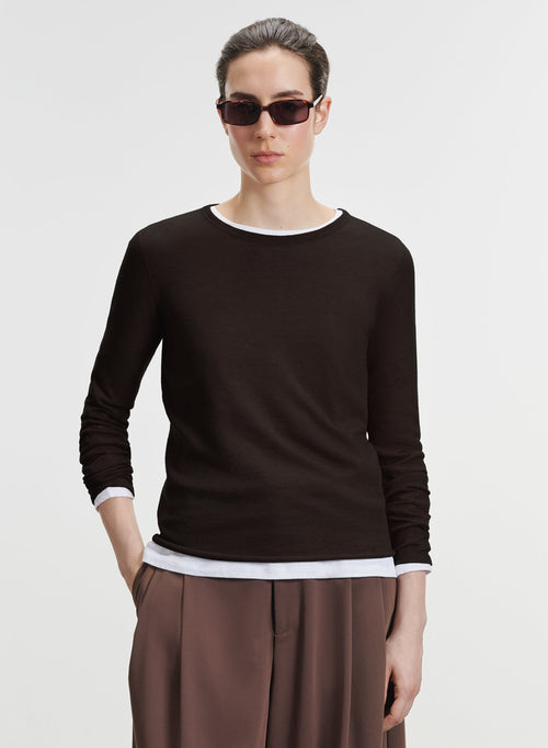 T-shirt en cachemire - MAJESTIC FILATURES