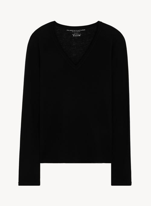 T-shirt en cachemire - MAJESTIC FILATURES