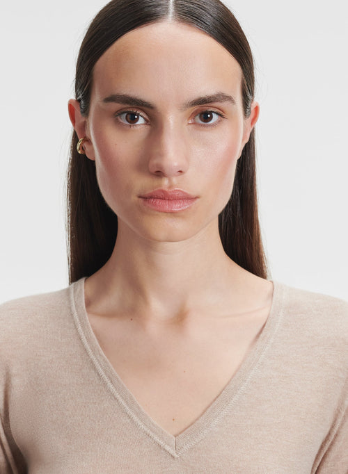 T-shirt en cachemire - MAJESTIC FILATURES