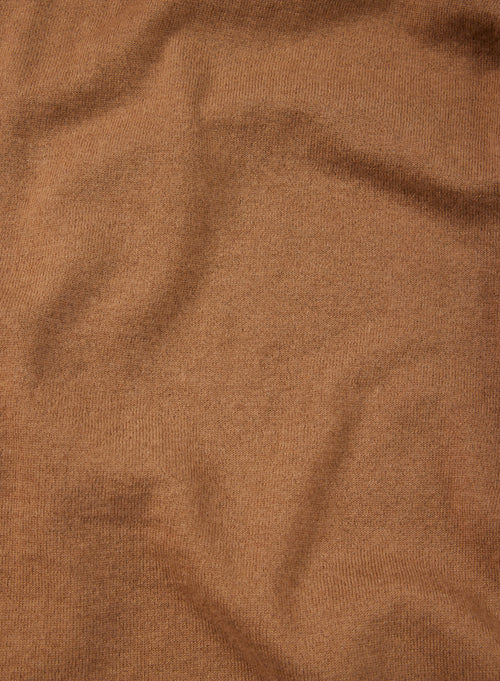 T-Shirt mit Rundhalsausschnitt und langen Ärmeln aus Kaschmir - MAJESTIC FILATURES