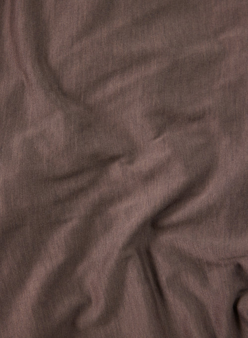 Tunisien Ecorce Col Tunisien Manches Longues en Soie / Coton - MAJESTIC FILATURES