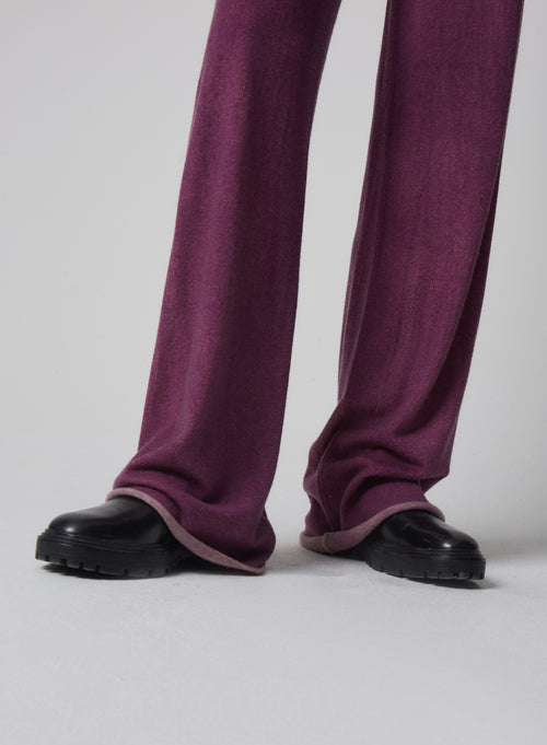 Pantalon Violet en Cachemire - MAJESTIC FILATURES