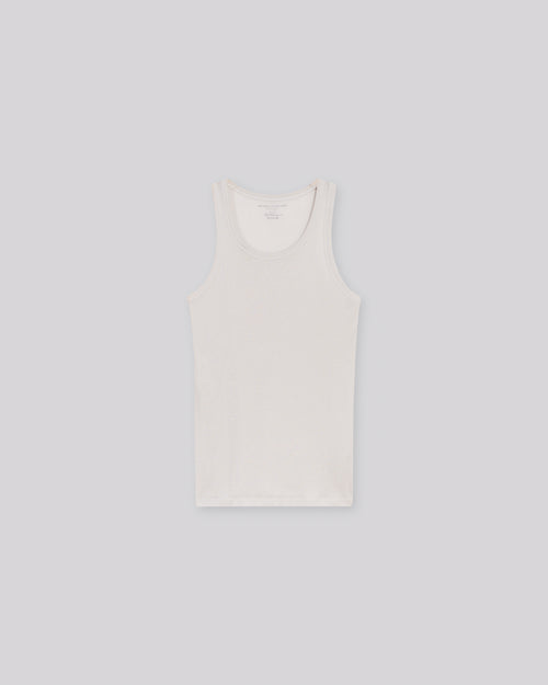 Débardeur Gris Col Rond Sans Manches en Lyocel / Tencel / Coton - MAJESTIC FILATURES