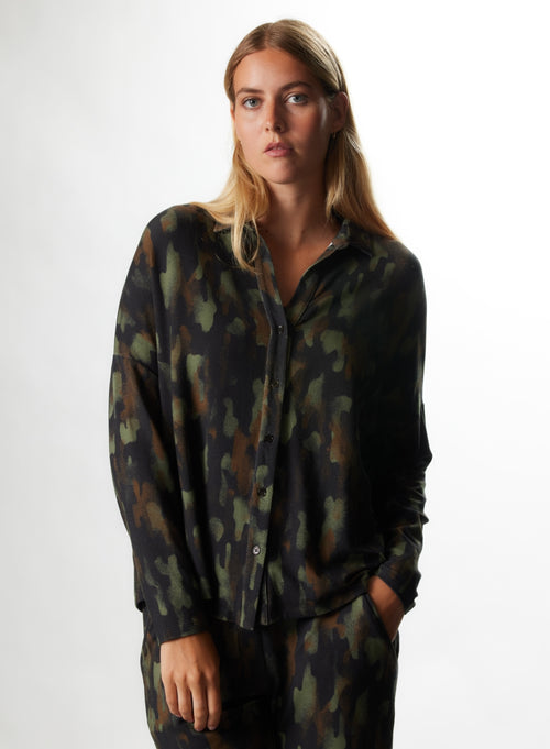 Camel Dress with Sweetheart Neckline and Long Sleeves in Viscose / Elastane - MAJESTIC FILATURES