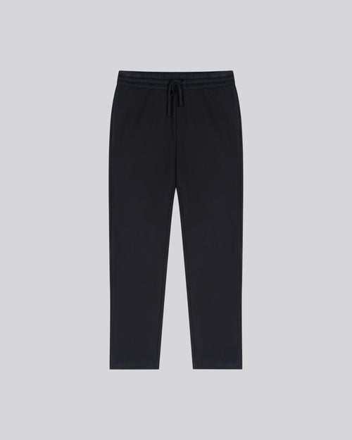 Black Organic Cotton Pants - MAJESTIC FILATURES