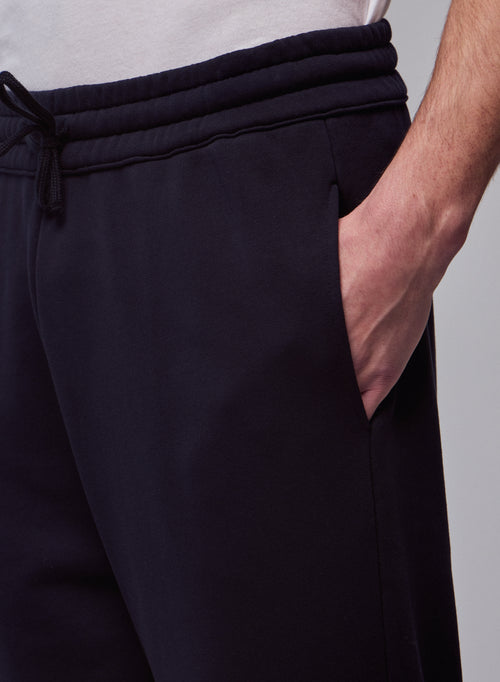 Marineblaue Hose aus Bio-Baumwolle - MAJESTIC FILATURES