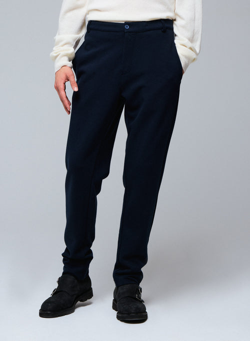 Pantalon Marine en Lyocell / Tencel / Coton organique - MAJESTIC FILATURES