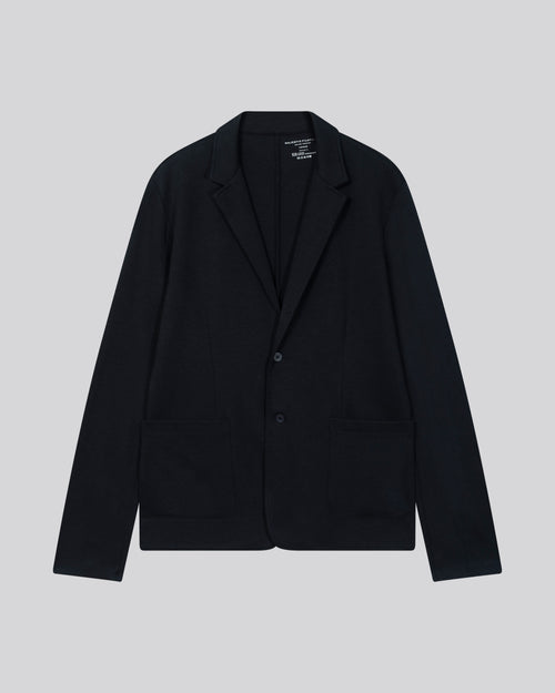 Veste Marine Col Veste Manches Longues en Lyocell / Tencel / Coton organique - MAJESTIC FILATURES