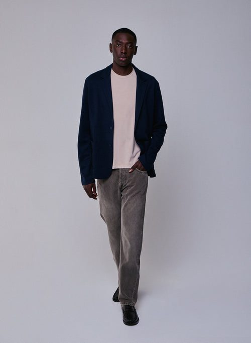 Veste de costume en velours côtelé pour homme avec col Veste de costume en velours côtelé pour homme avec col