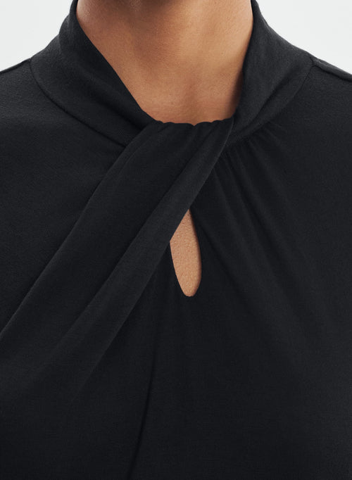 T-shirt in viscose and cashmere - MAJESTIC FILATURES