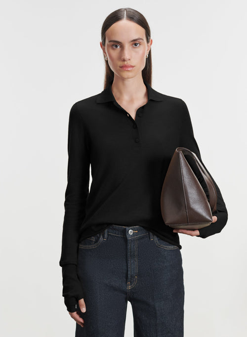 Kaschmir-Poloshirt - MAJESTIC FILATURES