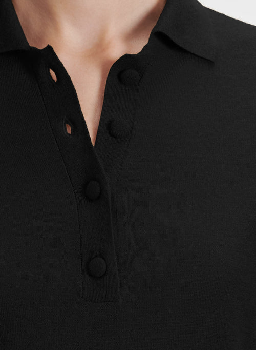 Kaschmir-Poloshirt - MAJESTIC FILATURES