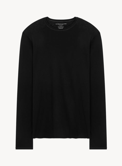 Kaschmir-T-Shirt - MAJESTIC FILATURES