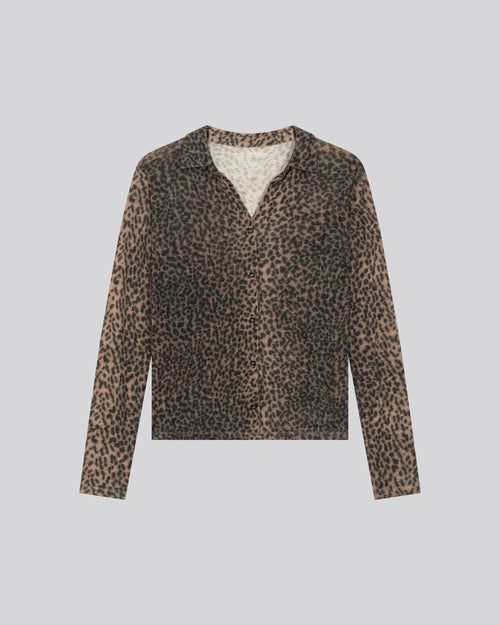 Chemise Rose Chemise Manches Longues en Coton organique / Cachemire - MAJESTIC FILATURES