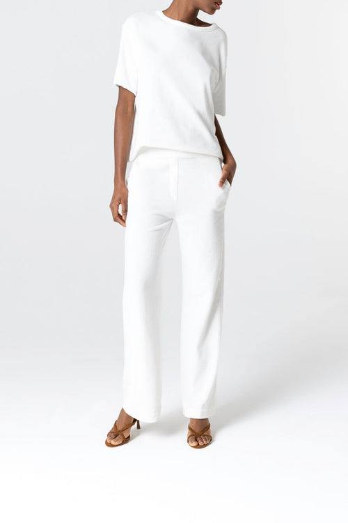 Milk Pants in Organic Cotton / Polyamide - MAJESTIC FILATURES