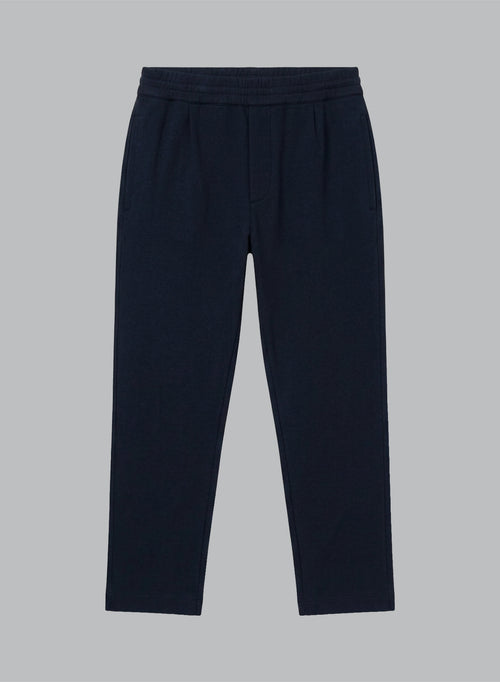 Navy Pants in Cotton / Linen / Organic Cotton - MAJESTIC FILATURES