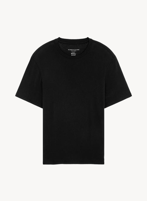 T-shirt en coton et cachemire - MAJESTIC FILATURES