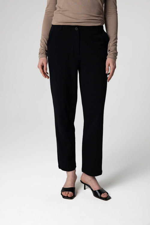 Black Supima cotton pants - MAJESTIC FILATURES