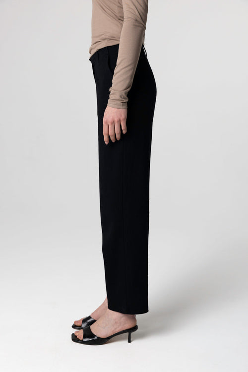 Black Supima cotton pants - MAJESTIC FILATURES