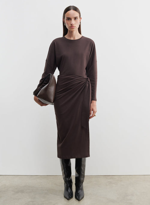 Baumwoll-Supima-Kleid - MAJESTIC FILATURES