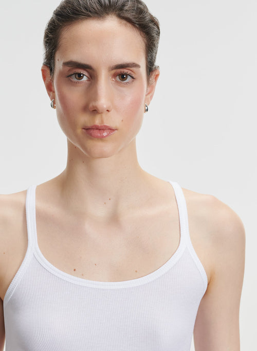 Tanktop aus viskose und elasthan - MAJESTIC FILATURES