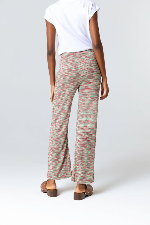 Pantalon Multicouleurs en Viscose - MAJESTIC FILATURES