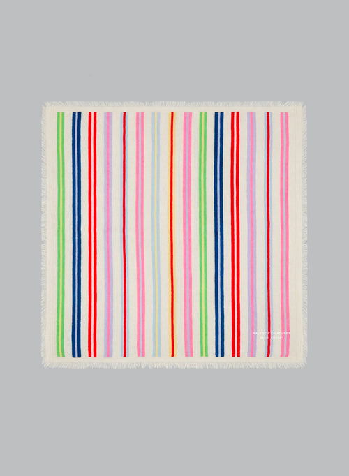 Bandana aus extrafeinem Kaschmir in Milchweiß - MAJESTIC FILATURES