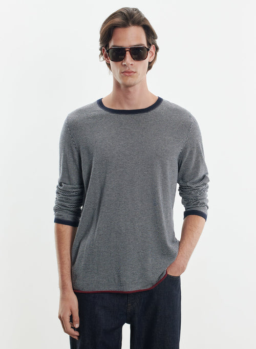 Kaschmir-T-Shirt - MAJESTIC FILATURES
