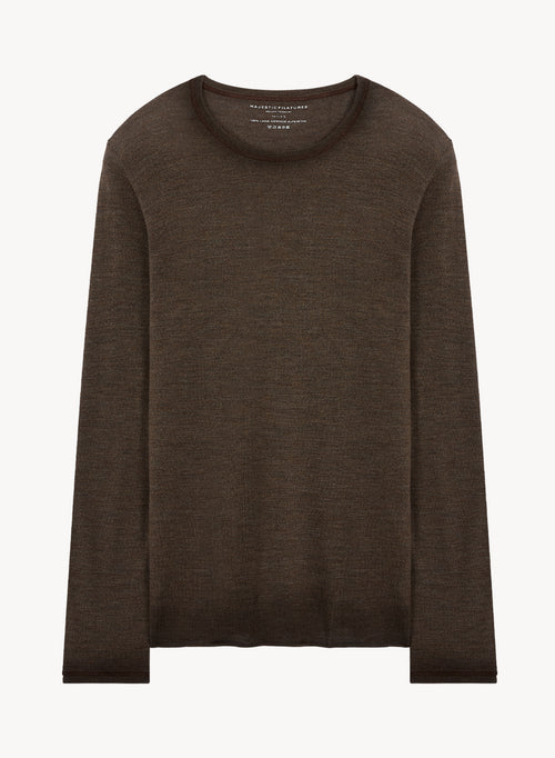 Pull en laine mérinos - MAJESTIC FILATURES