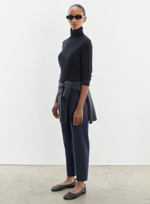 Pants in viscose, polyamide and elastane - MAJESTIC FILATURES