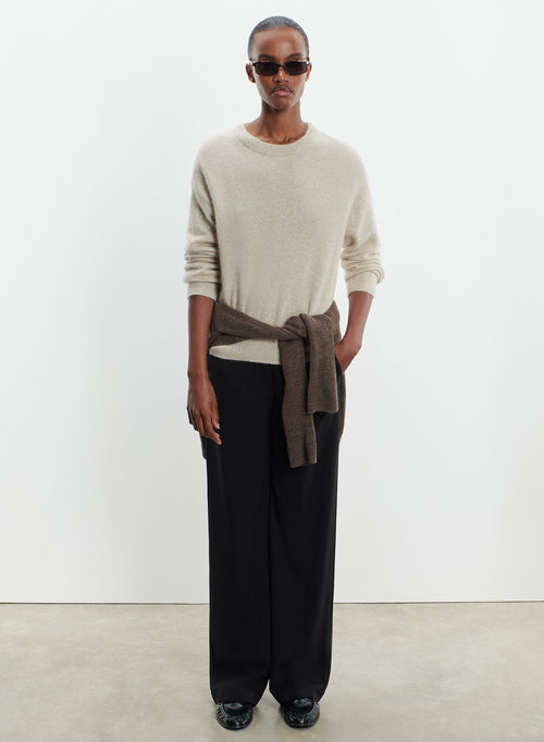 Pantalón de viscosa, poliamida y elastano - MAJESTIC FILATURES