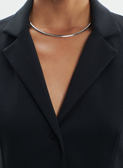 Jacket in viscose, polyamide and elastane - MAJESTIC FILATURES