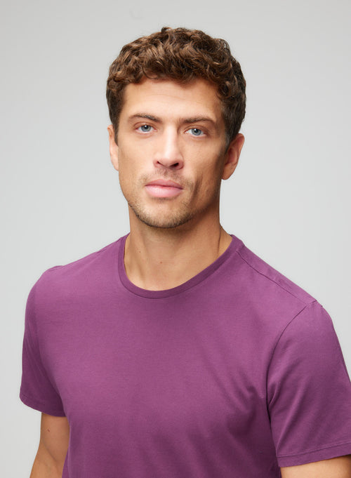 Organic Cotton / Recycled Cotton Hand-dyed T-shirt - MAJESTIC FILATURES