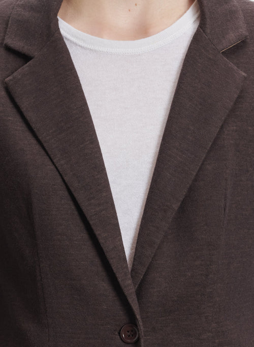 Jacket in organic cotton, cashmere and supima cotton - MAJESTIC FILATURES