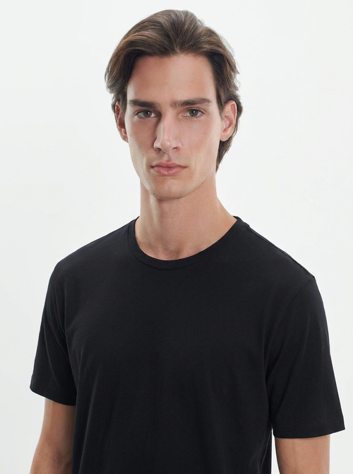 Camiseta de algodón orgánico y elastano - MAJESTIC FILATURES