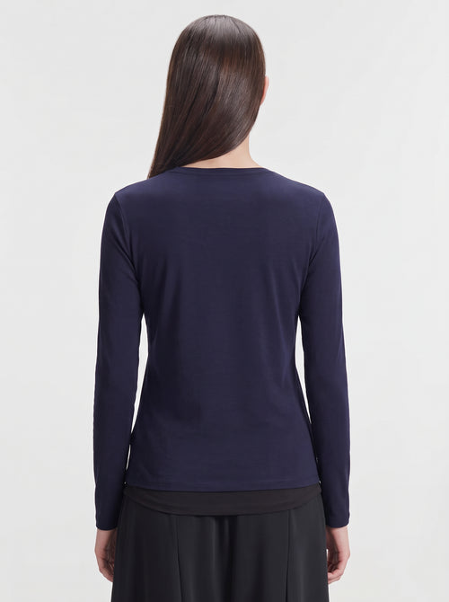 T-shirt en viscose et élasthanne - MAJESTIC FILATURES