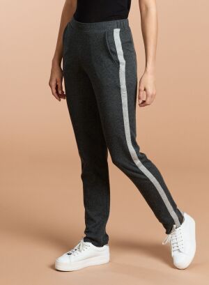 Graue Hose aus Baumwolle/Kaschmir/Baumwolle - MAJESTIC FILATURES